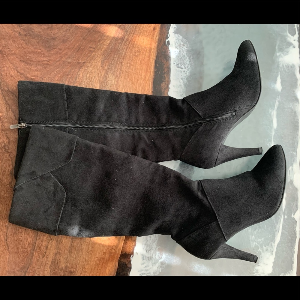 Pesaro Celey boots faux suede black zipper